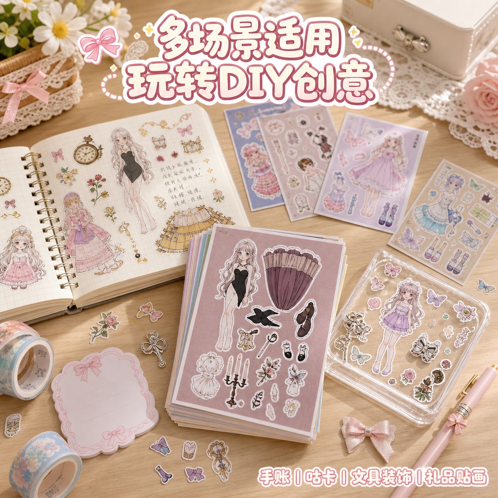 [主图-4] 场景玩法 应用展示。 [统一基调] 甜美可爱软萌… - 图片创意预览