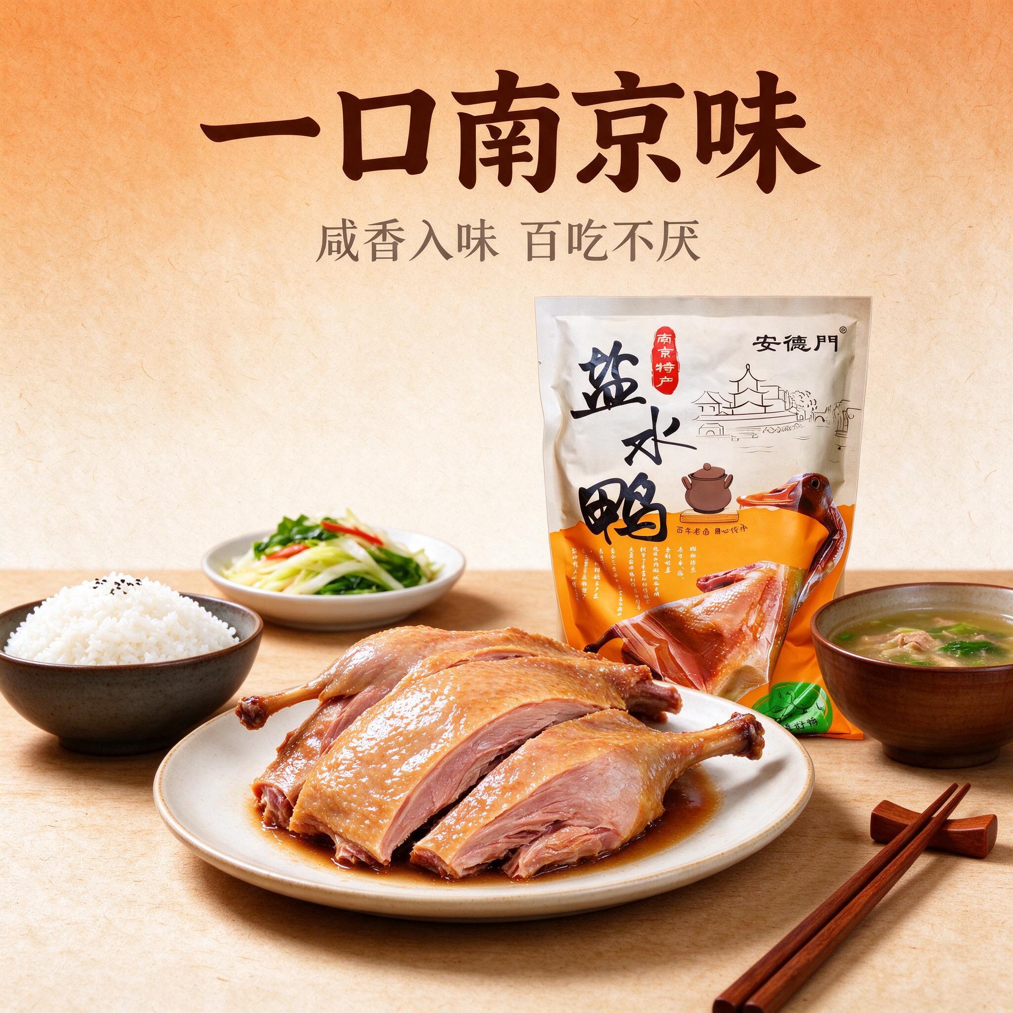 [商品] 使用【图1】安德门南京盐水鸭包装袋；保留包装袋整体结… - 图片创意预览