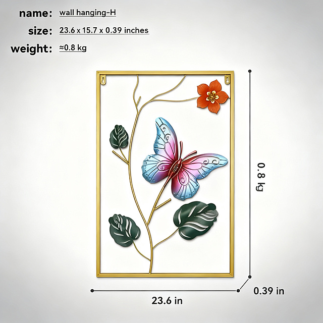 「图片1」，生成一套主图（5张），商品名称是壁挂，卖点是金色边框，适配亚马逊/跨境平台，主图比例为1:1