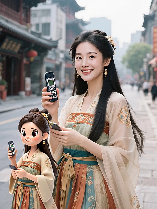 Q版粘土风格穿搭小姐姐