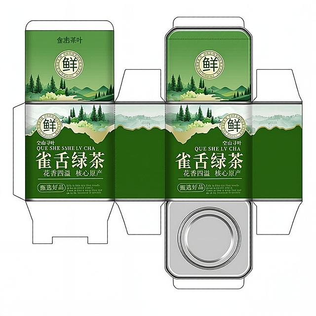 罐子展开图