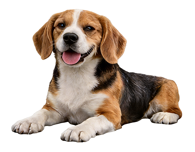 让小狗的毛发清晰自然，呈现真实质感