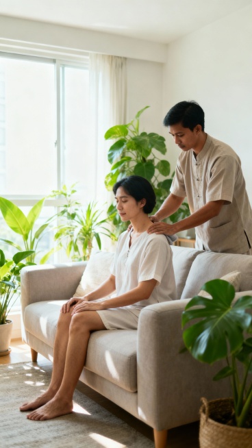 生成50张上门泰式按摩图片预览效果