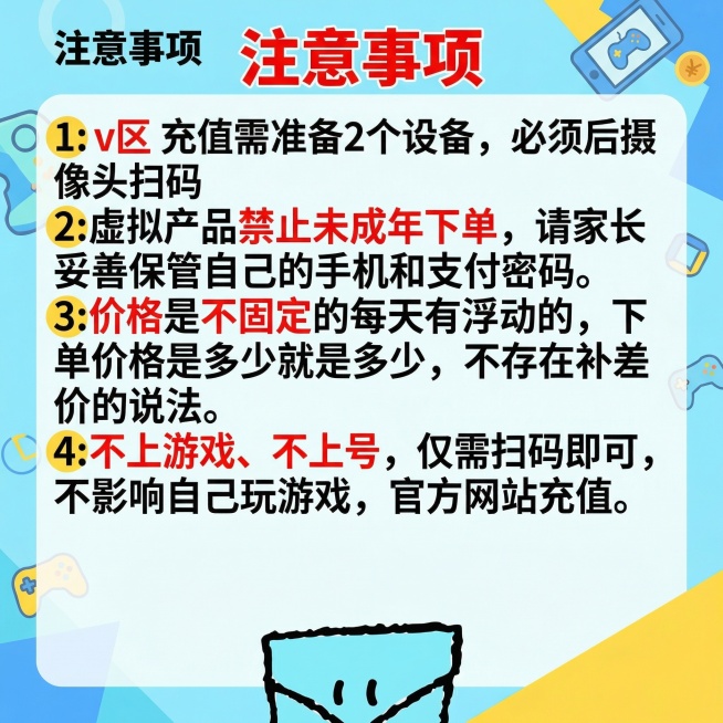 重新设计淘宝电商副图，在第一条文字编号"1:"的后边加上"v区"二字，保留其他所有原有文字内容不变，更换整体排版风格为更美观吸睛的淘宝电商副图样式预览效果