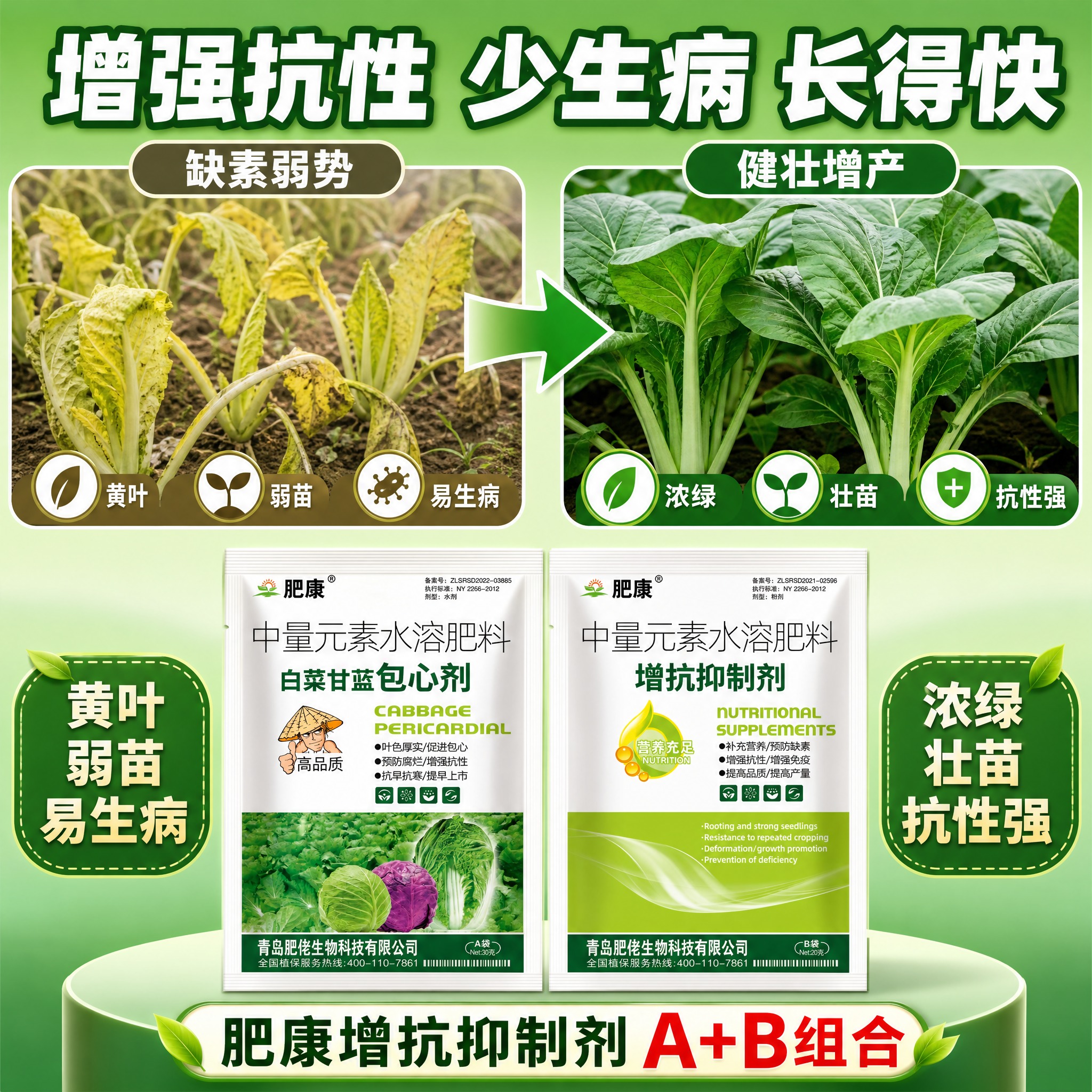[主图-2] 肥康增抗抑制剂 效果证明 增强抗性 预防缺素 拼… - 图片创意预览