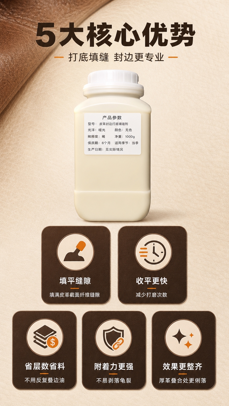 [商品] 使用【图1】油油坊皮革封边打底填缝剂大瓶装（1000… - 图片创意预览