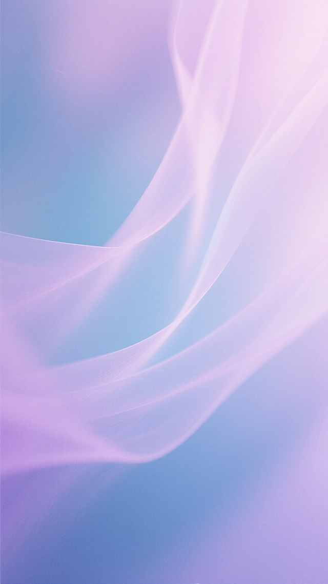 弥散风格背景，柔和的粉紫色与青蓝色渐变交织，轻盈通透的半透明质感，柔和的光影效果，边缘模糊的色块融合，整体呈现梦幻、朦胧、宁静的氛围，色调变换为粉紫与青蓝的和谐搭配，样式保持弥散的柔和过渡与模糊边缘特征。