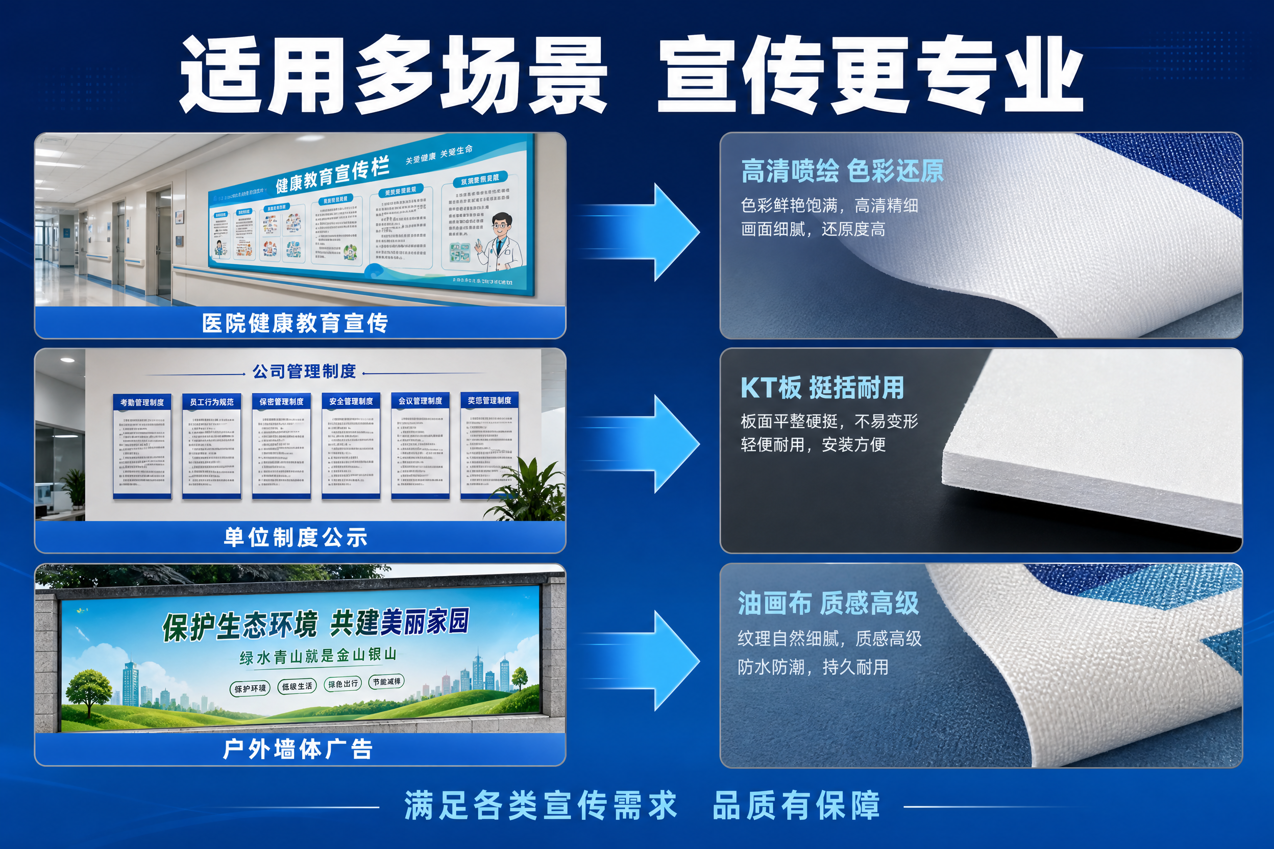 [主图-2] 宣传海报 KT板 制度牌 高清喷绘定制 适用场景… - 图片创意预览