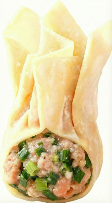 把这个馄饨馅变成韭菜鲜肉预览效果