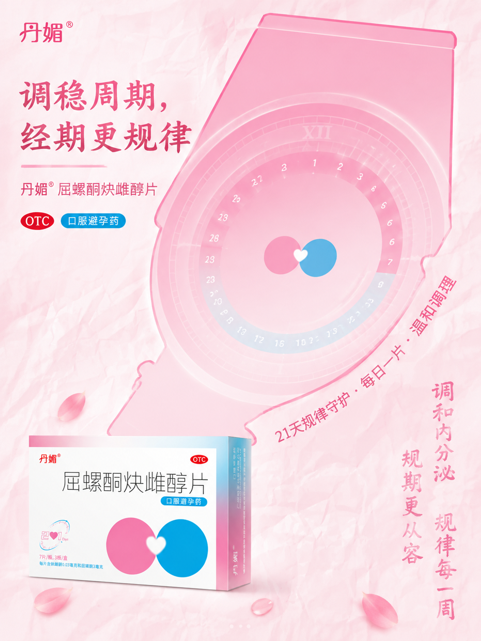 参考第一张海报的版式骨架与构图逻辑，为第二张药品产品图制作一张… - 图片创意预览