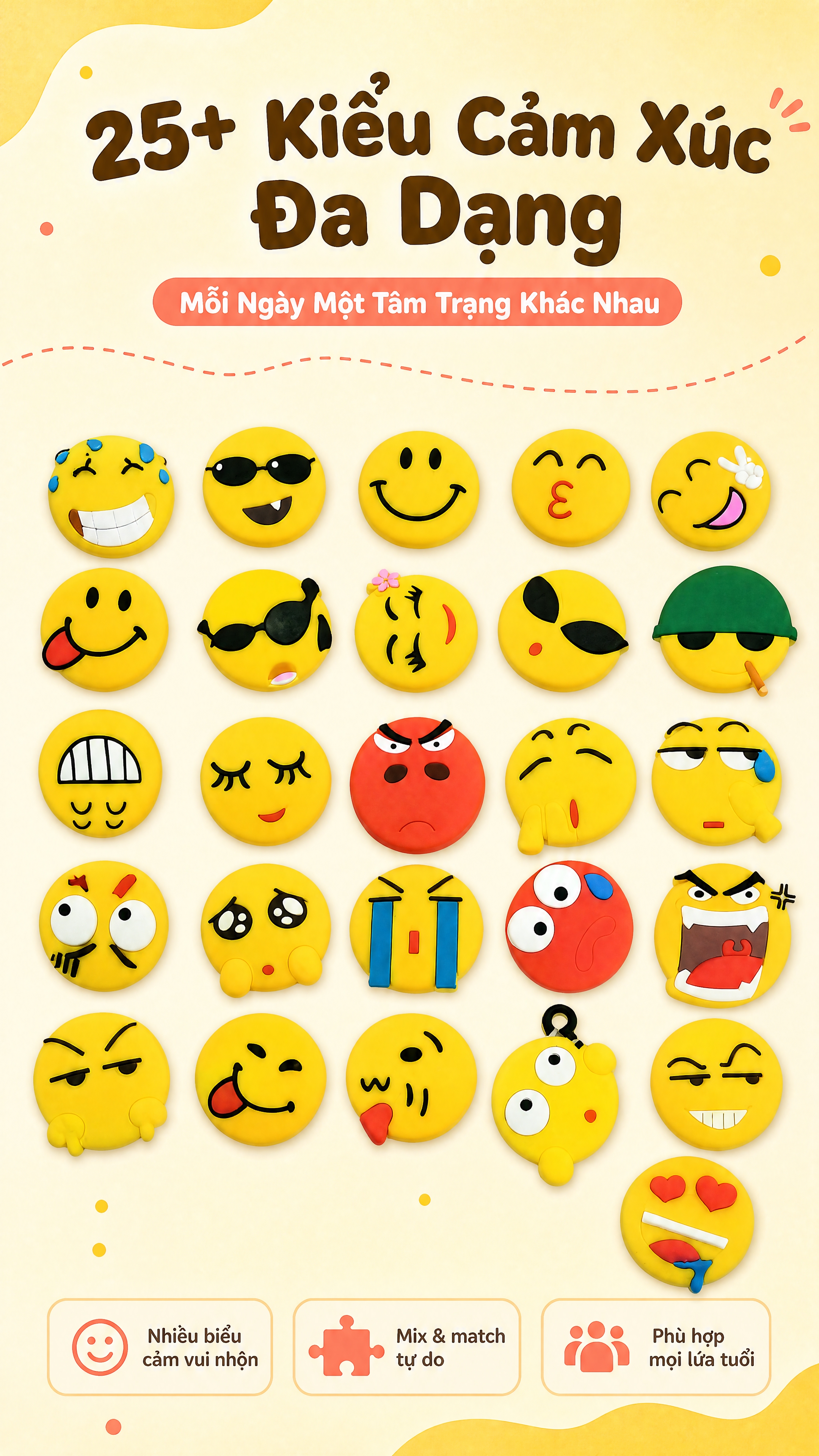 [商品] 使用【图3】的emoji表情冰箱贴大合集；保留全部2… - 图片创意预览