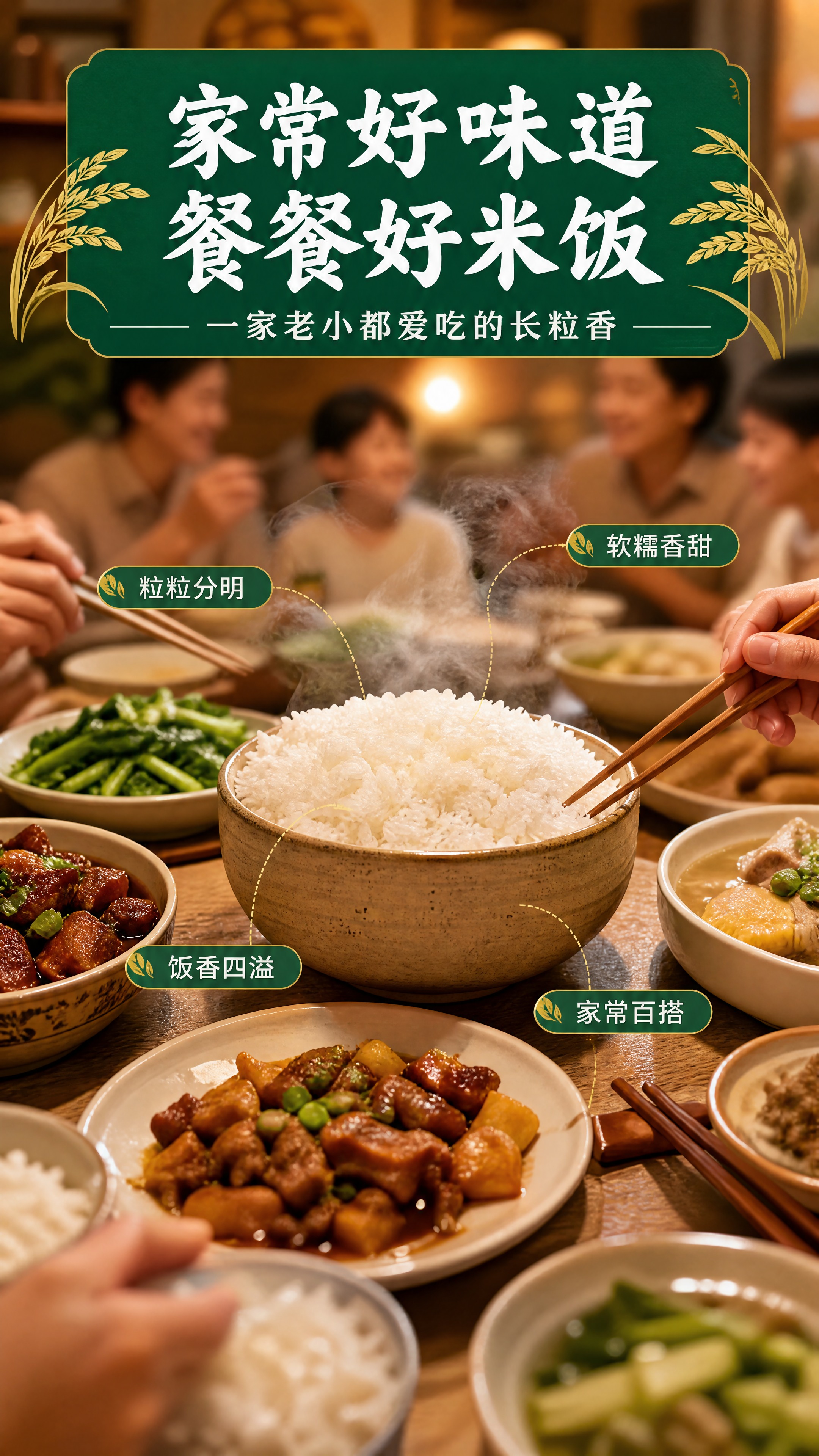 [商品] 使用【图1】【图2】中的大米品类参考；本张不出现包装… - 图片创意预览