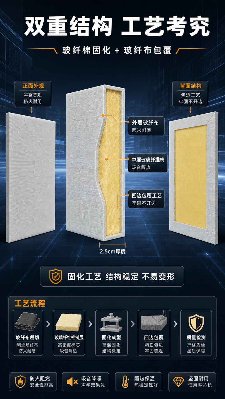 [商品] 使用【图1】正面+【图2】背面结合展示玻纤棉软包；商… - 图片创意预览