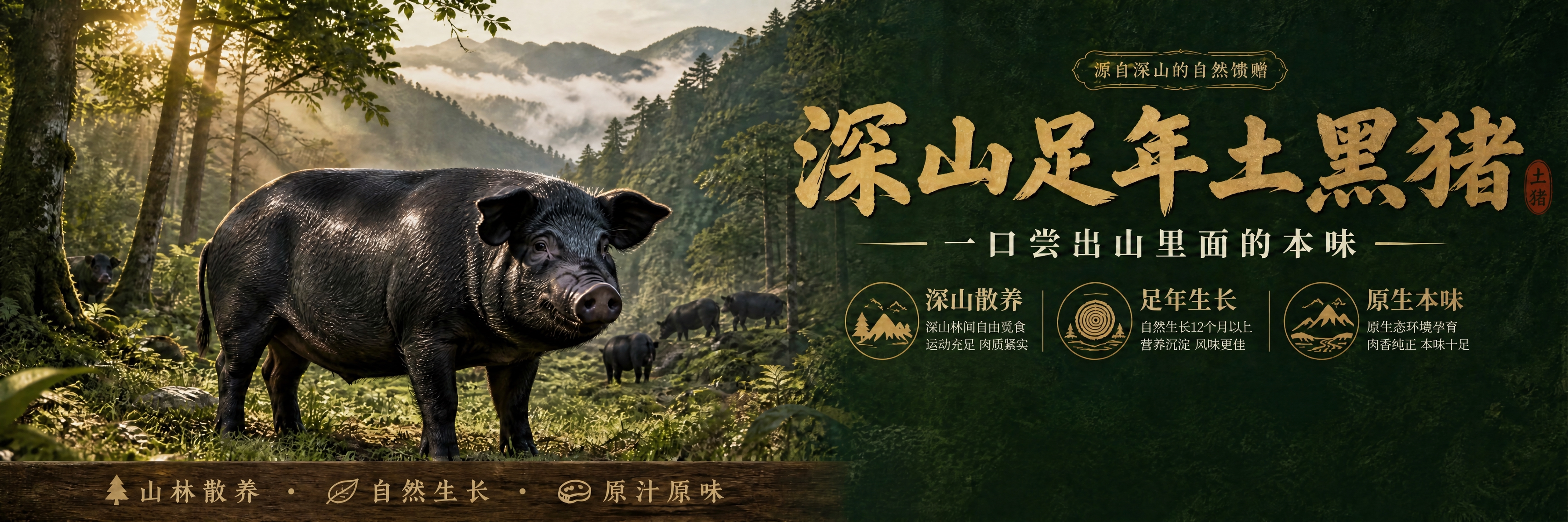 将海报右下角的方框文字区域（包含"我们坚持回归自然的养殖方式.… - 图片创意预览