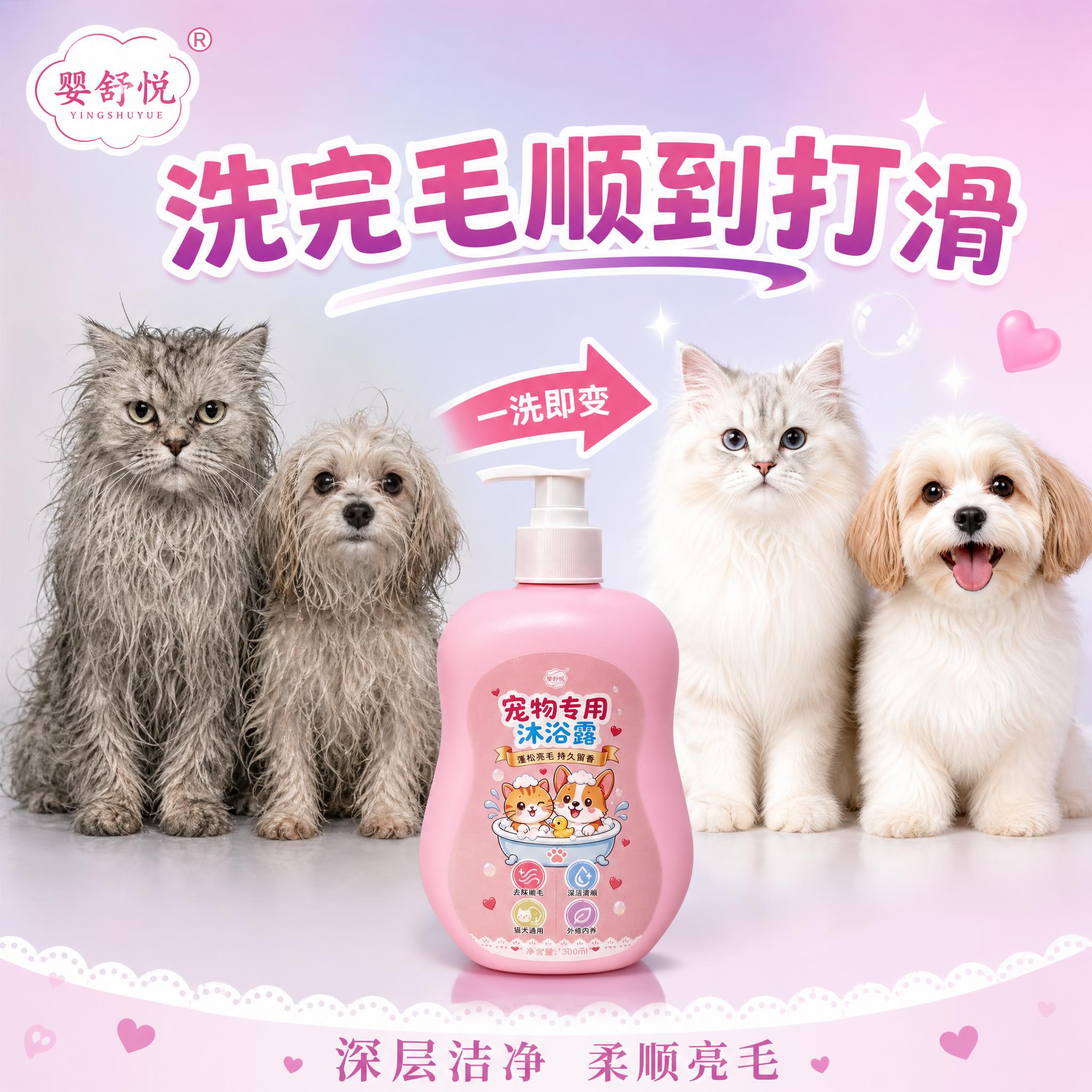 电商主图第7张，1:1正方形，2K分辨率。 产品：婴舒悦宠物专… - 图片创意预览