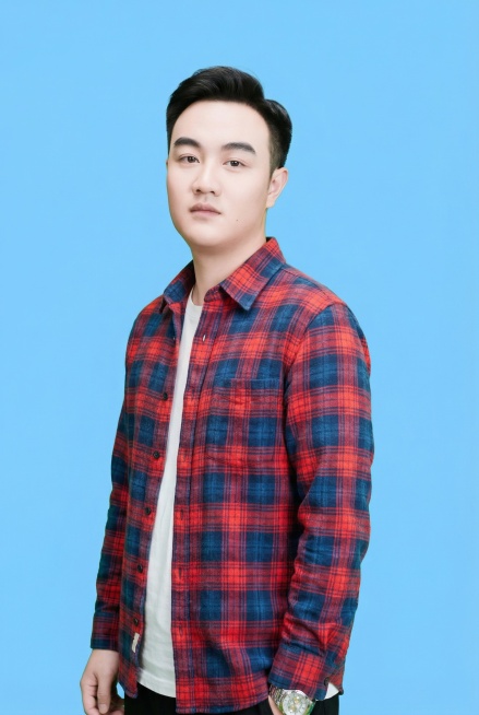 根据我提供的人物照片，帮我生成20张明星写真图，五官跟参考图片一直，照片可以都市时尚肖像，包含深色西装男性、格纹衬衫青年男性、皮夹克领带男性与侧身扶耳青年，背景涵盖纯色、天空与现代弧线元素，整体比较干预览效果