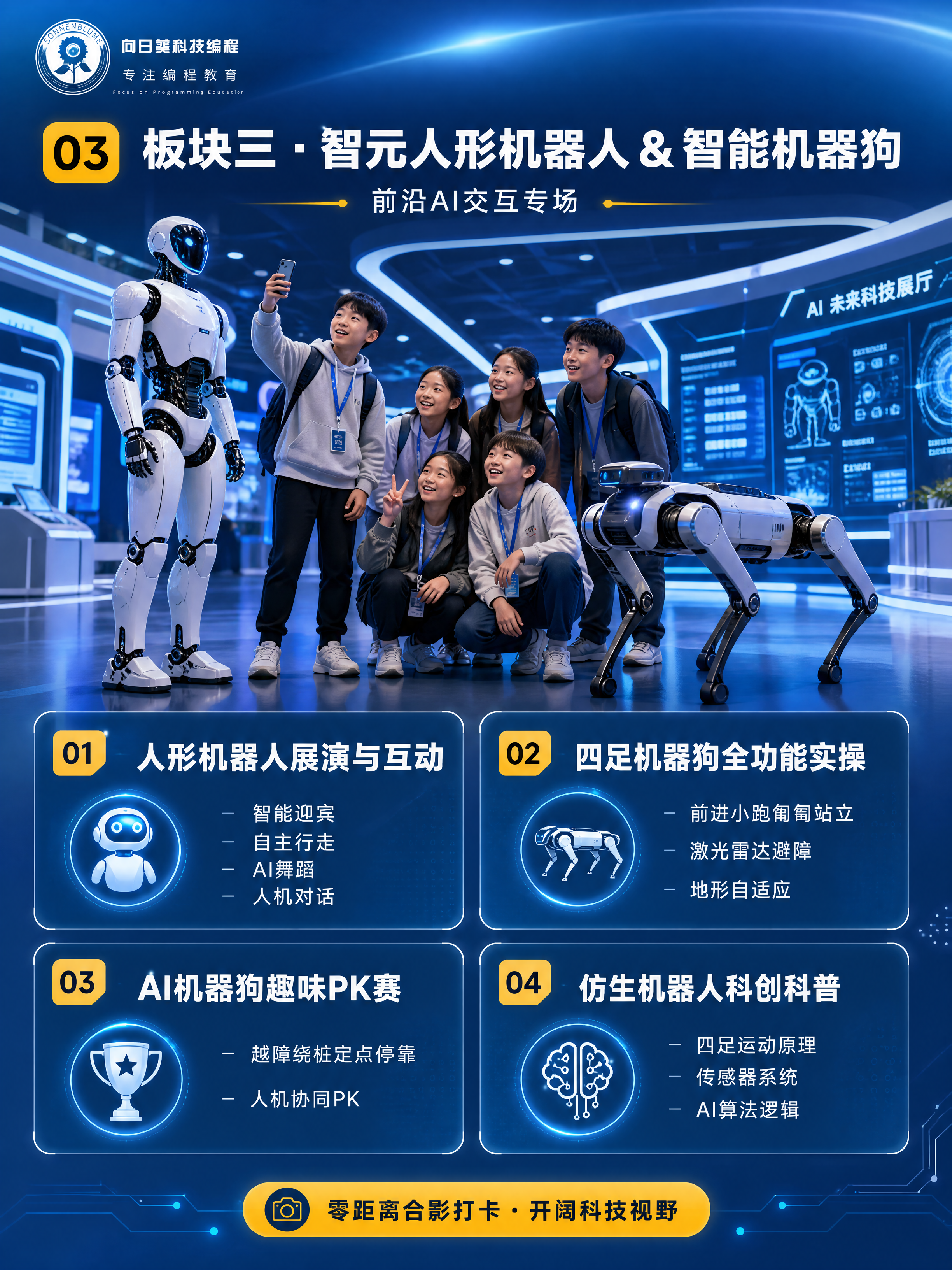 [商品] 使用【图1】向日葵科技编程logo，保留蓝白圆形向日… - 图片创意预览