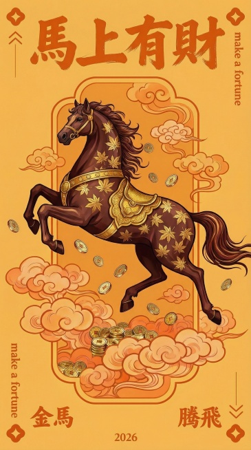 在做五个一样的马但是颜色和动作不一样 背景颜色也要不一样预览效果