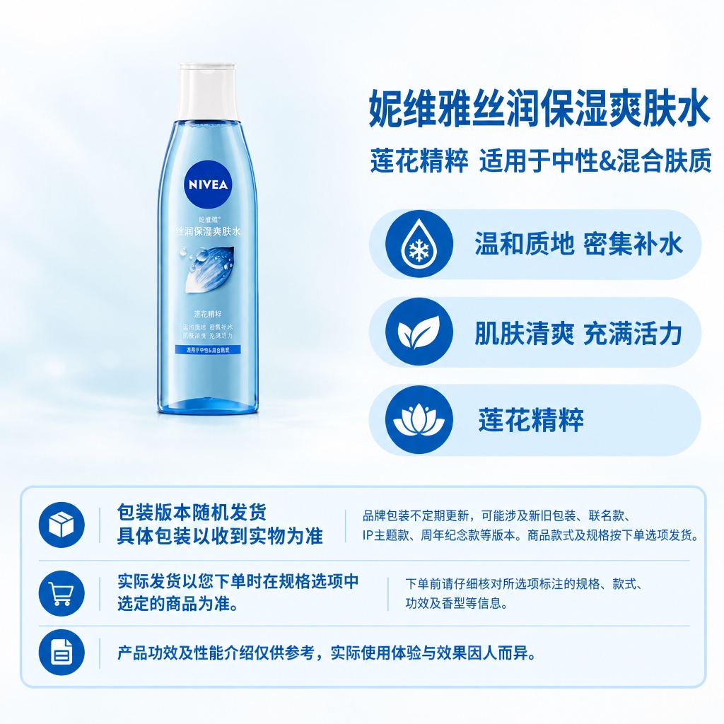 复刻指定电商主图母版版式，1:1方图。左侧商品区放置完整的妮维… - 图片创意预览