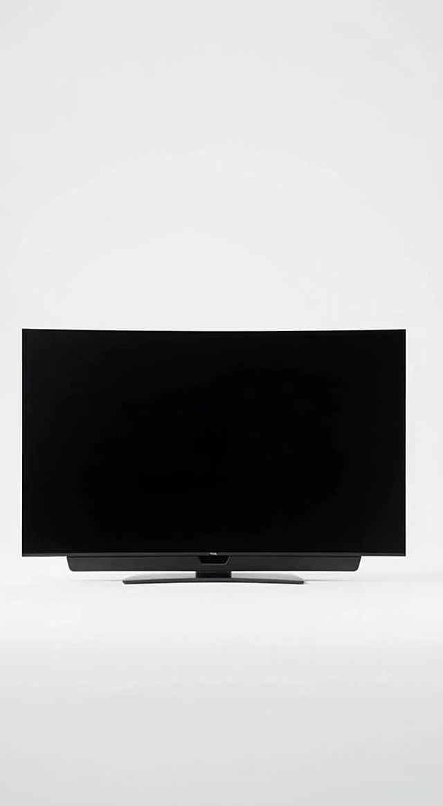 一个男生介绍图上的电视产品，不要字幕，台词不修改，第一帧自然过渡，台词：TCL 电视黑科技王者！百万级分区控光，色域色彩惊艳，144Hz 高刷画面丝滑，蝶翼星曜屏减少反光，超薄无框设计，全景声场，观影游戏双绝，全球销量第二，性价比天花板！