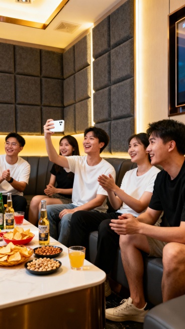 生成50张商务KTV的照片预览效果