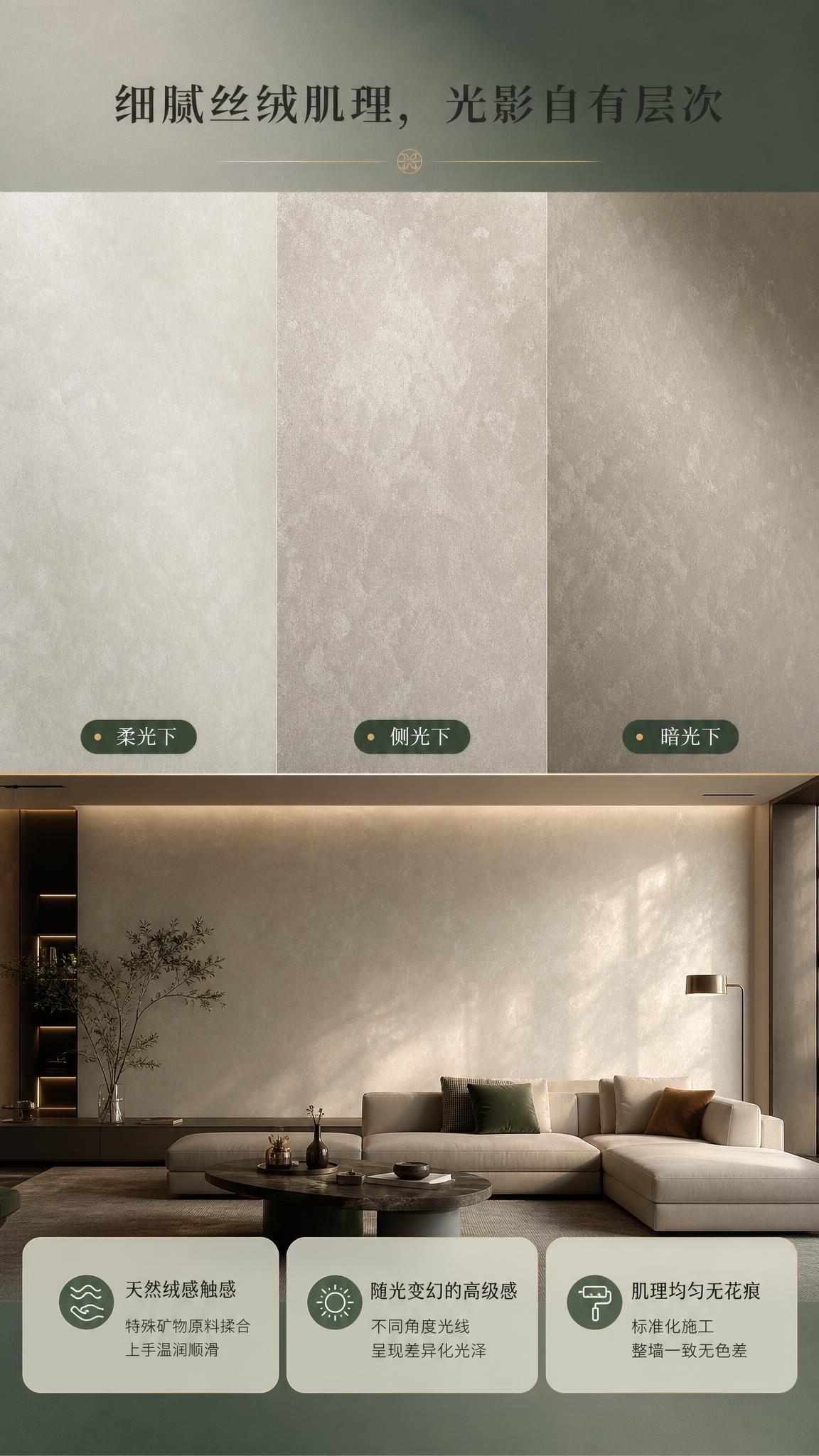 [商品] 使用【图1】天鹅绒艺术漆纹理；保留原图肌理、光泽与浅… - 图片创意预览