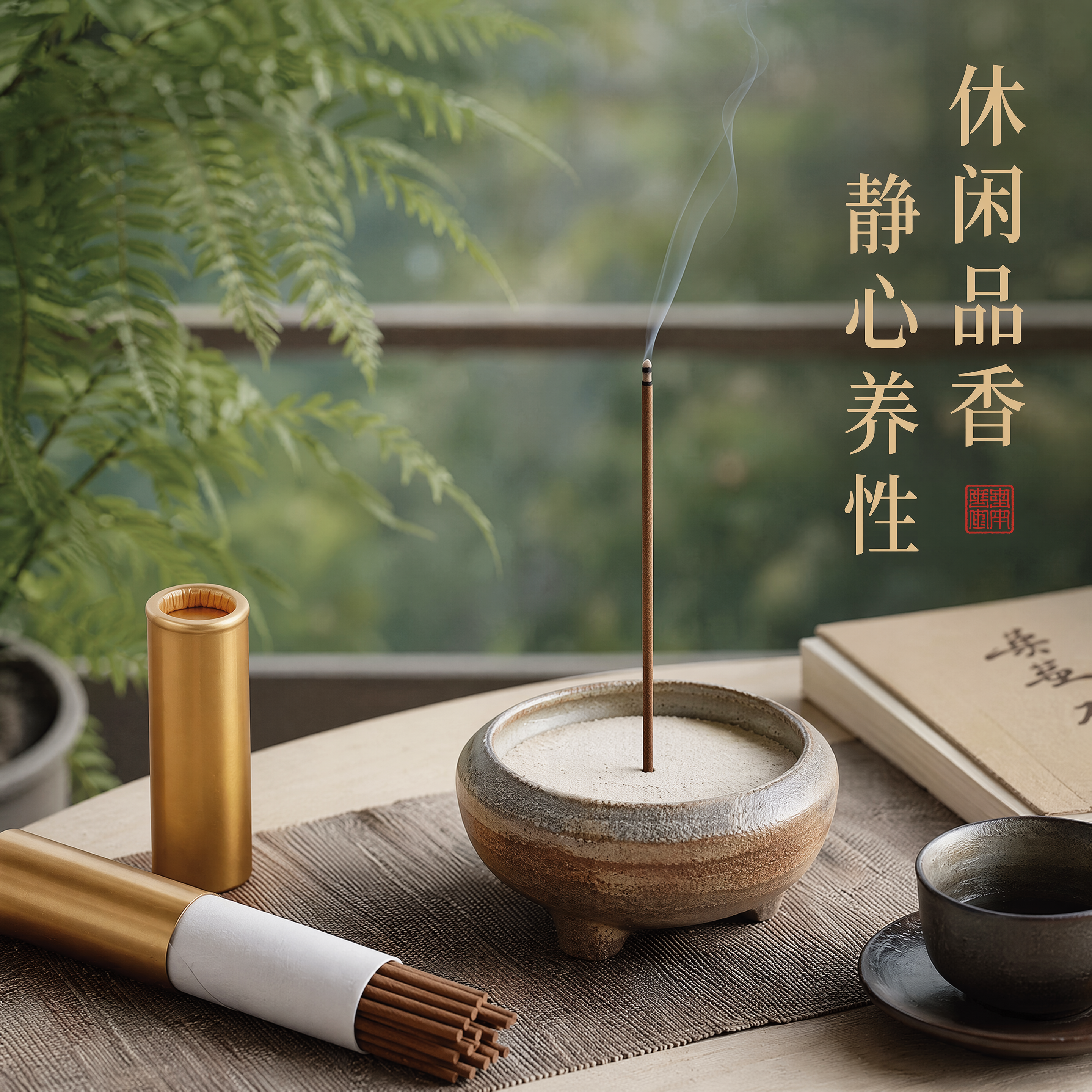 [主图-8] 沉香线香休闲品香场景图 禅意休闲氛围展示 商业摄… - 图片创意预览