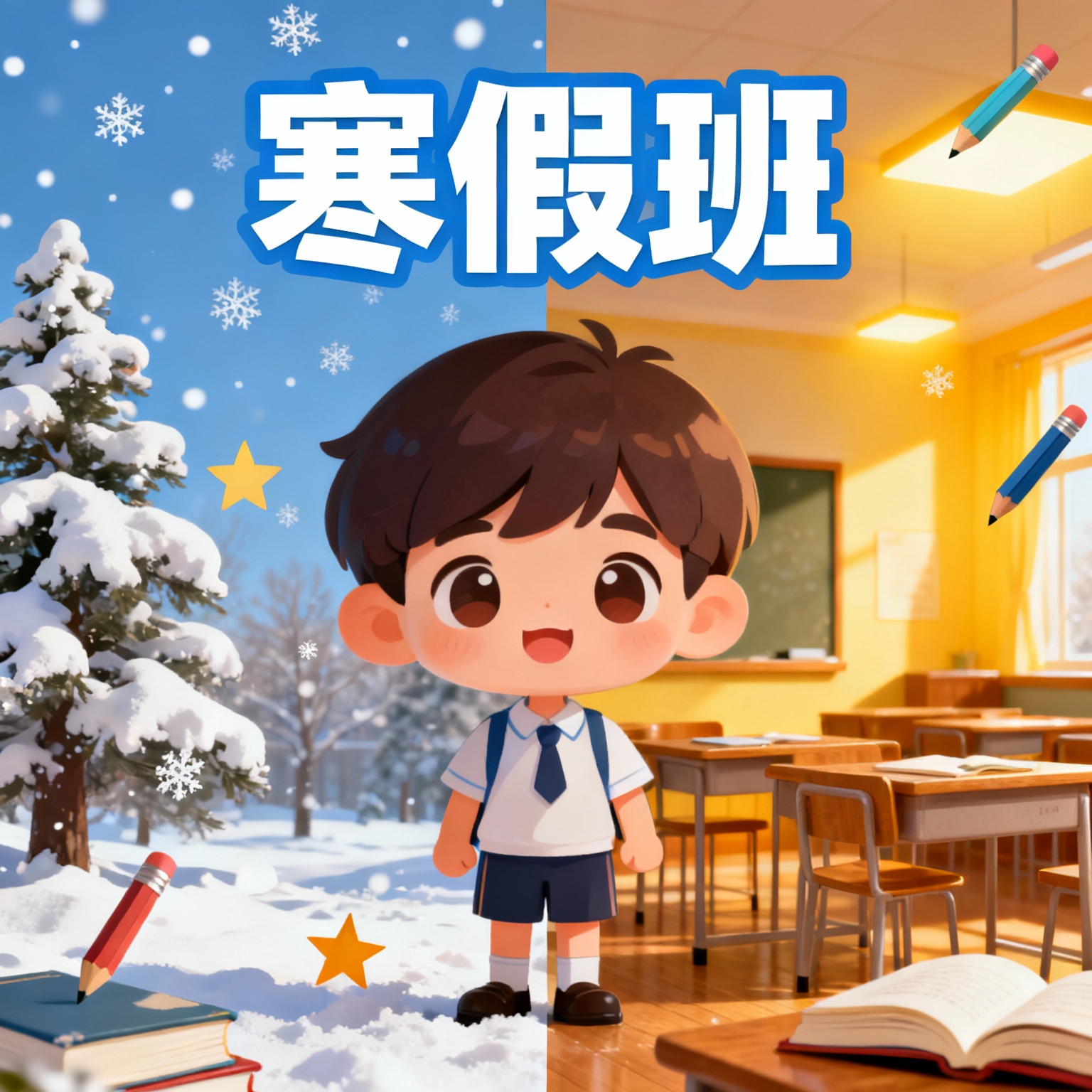 寒假班 - 图片创意预览