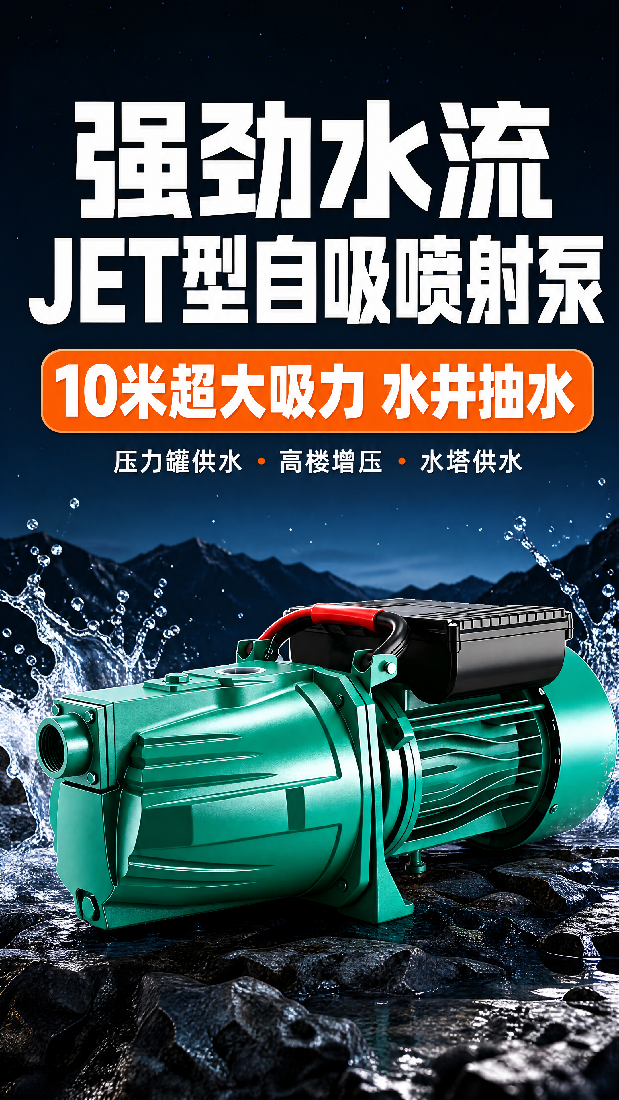 [商品] 使用【图1】绿色JET型自吸喷射泵；保留泵体绿色金属… - 图片创意预览