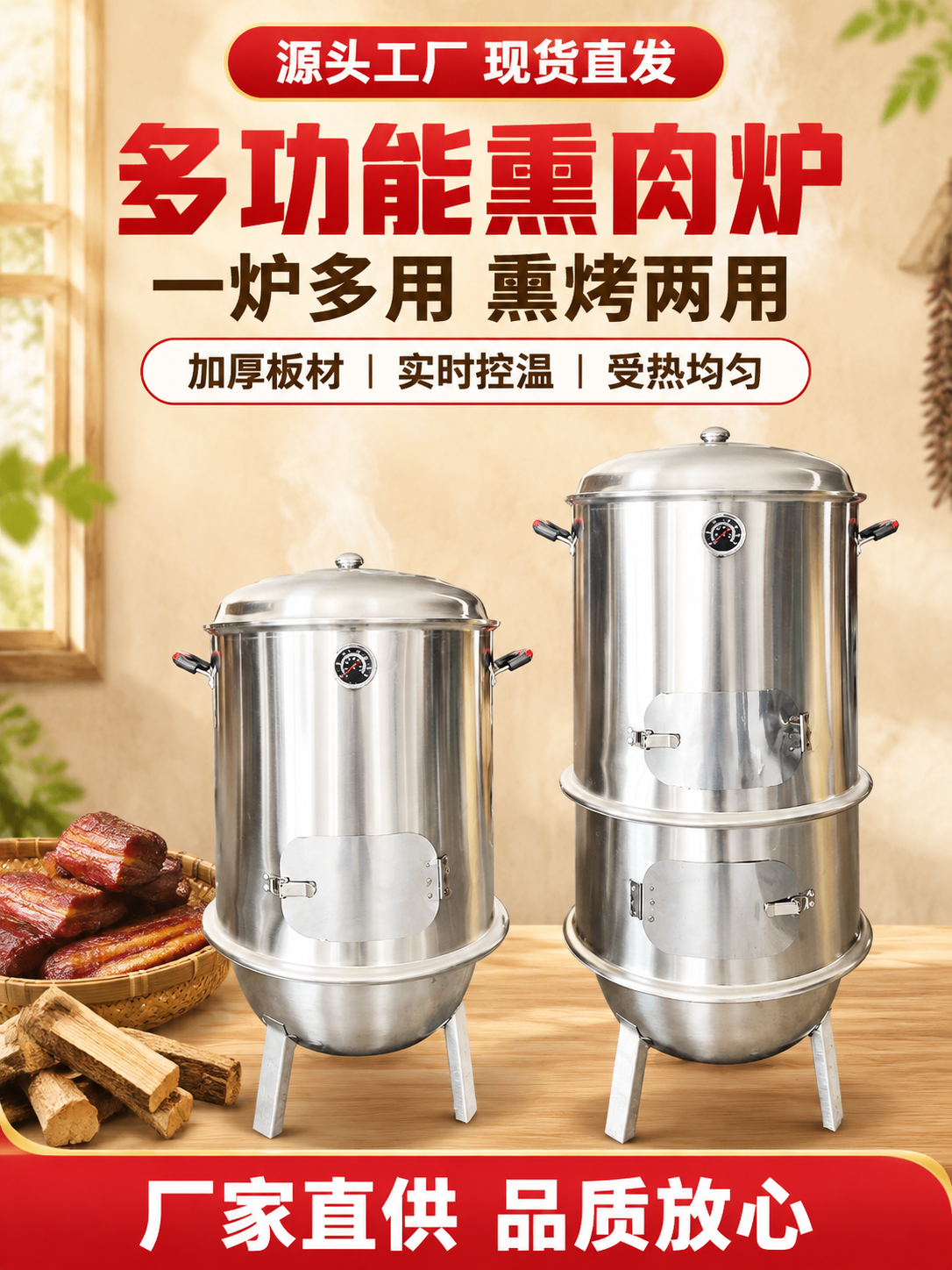 [详情页-1/10] 新版首图：暖色系拼多多风格，与原套深灰黑… - 图片创意预览