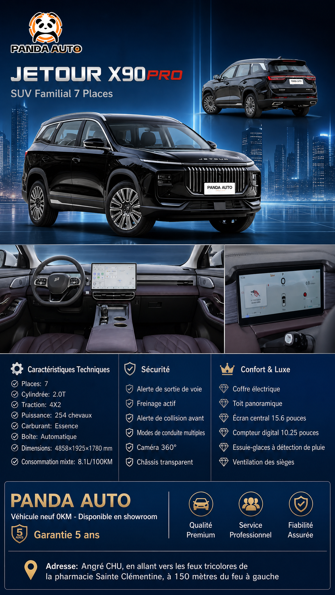 JETOUR X90PRO 7座SUV商业海报，竖版9:16，… - 图片创意预览