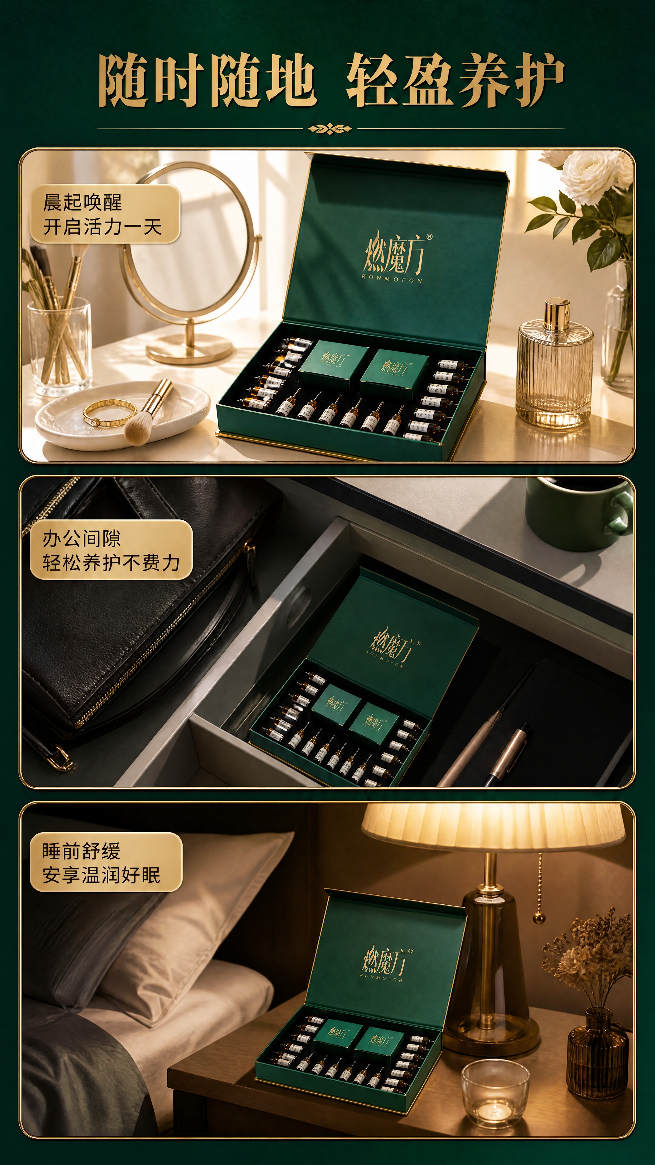 [商品] 使用【图1】燃魔方精华安瓶；保留透明安瓶、金色液体、… - 图片创意预览