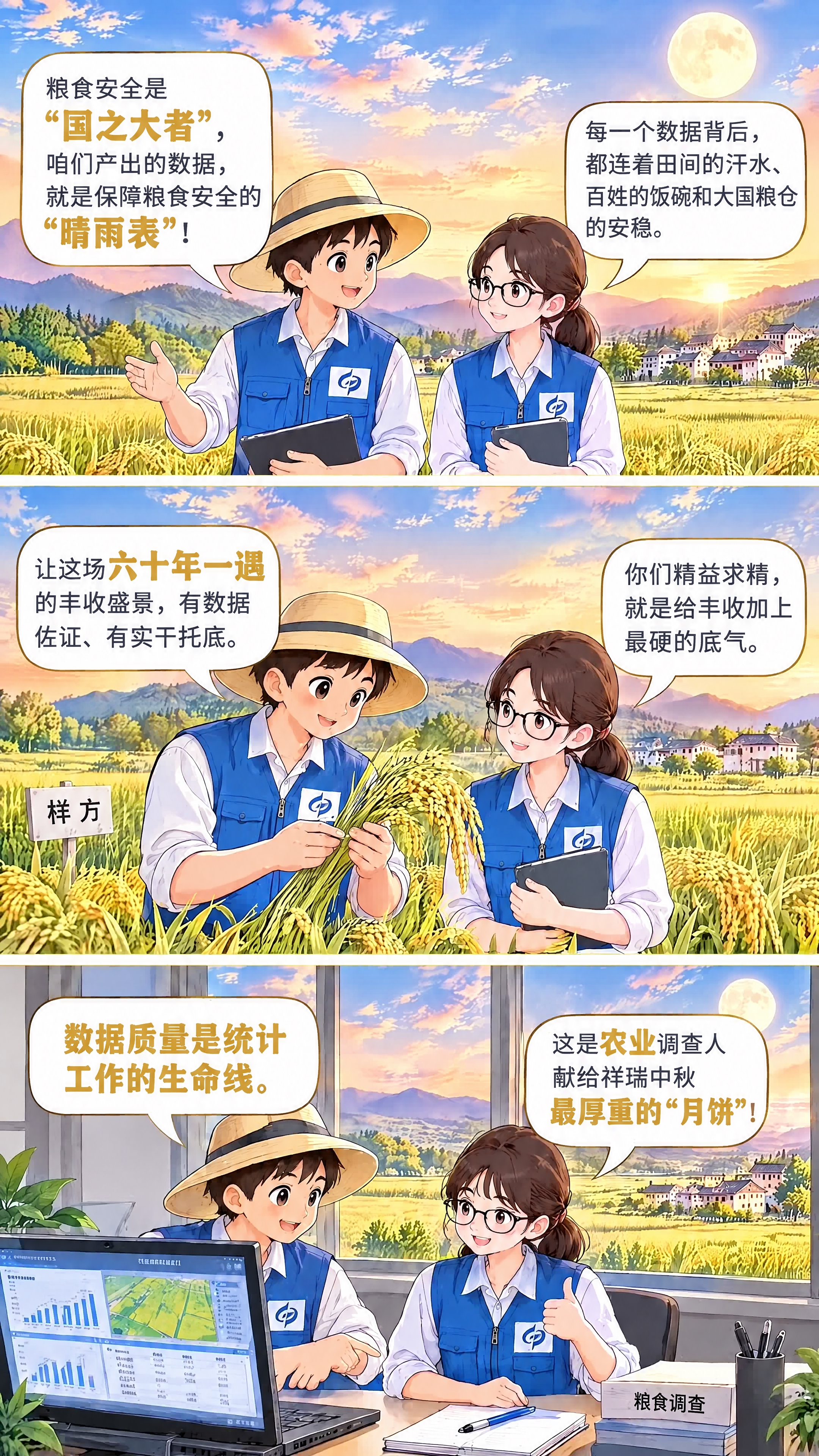 对这张三格漫画进行局部文字修改，其他内容完全保持不变：将第三格… - 图片创意预览