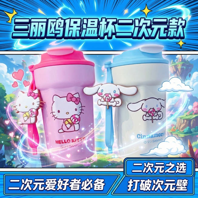我的产品是保温杯 帮我做20张拼多多主图预览效果