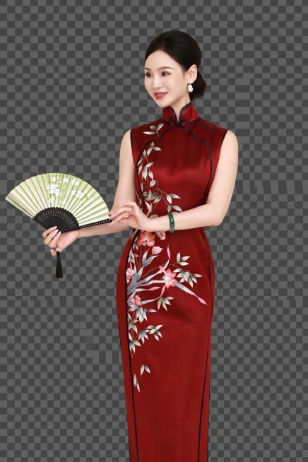 对人物进行抠图，去除背景，保留头发丝细节，输出背景透明的PNG格式图片，同时提亮人物肤色预览效果