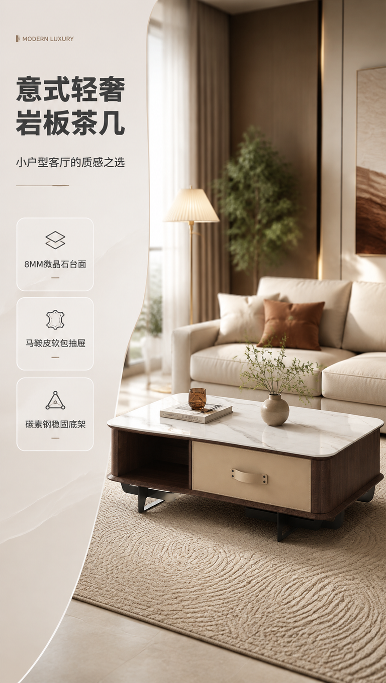 [商品] 使用【图1】DC-8835C茶几；保留整体结构（左侧… - 图片创意预览