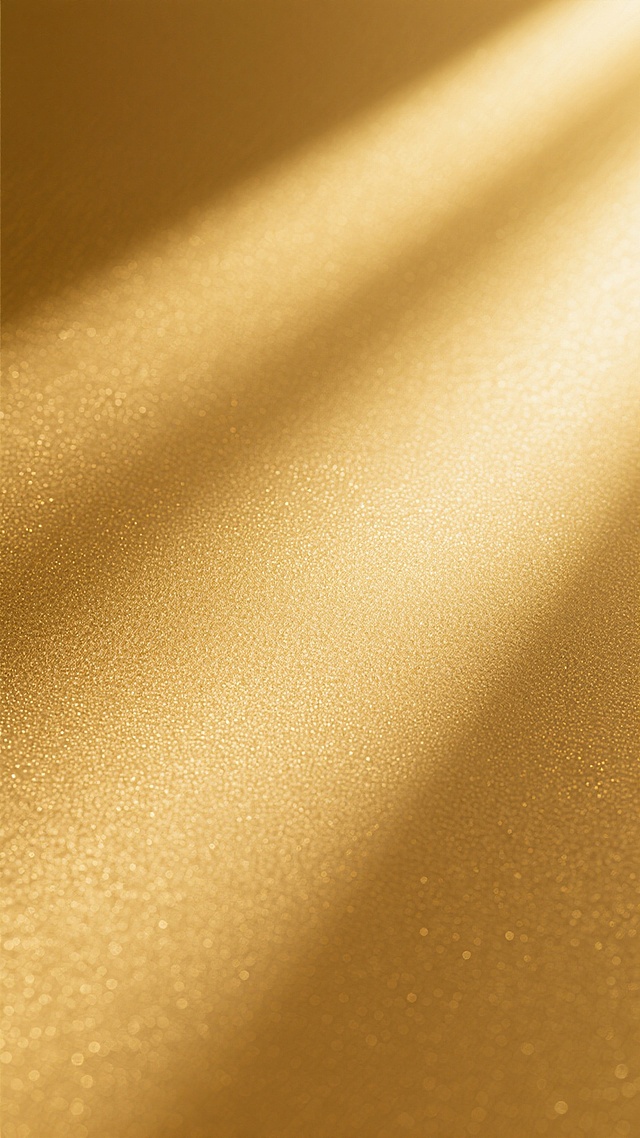 金色金属质感背景，呈现出细腻的磨砂纹理，从左上角到右下角有自然的明暗渐变效果，整体色调为温暖的金黄色，简洁大方的设计风格，表面带有细微的颗粒感和光泽变化，营造出高端典雅的视觉氛围。