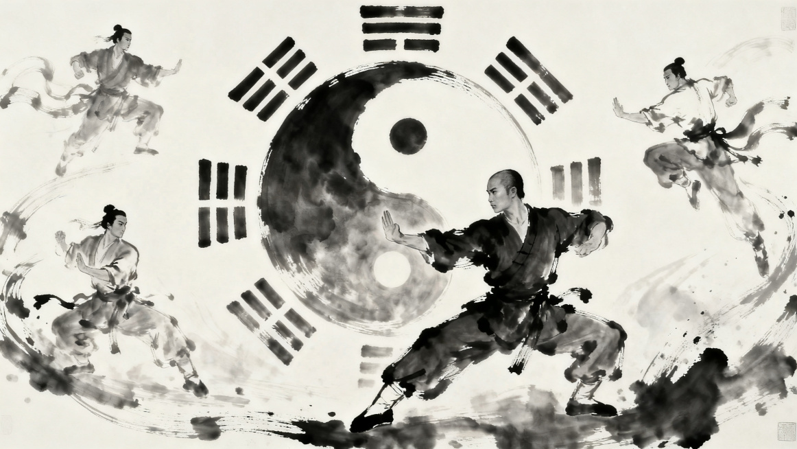 生成太极水墨图预览效果