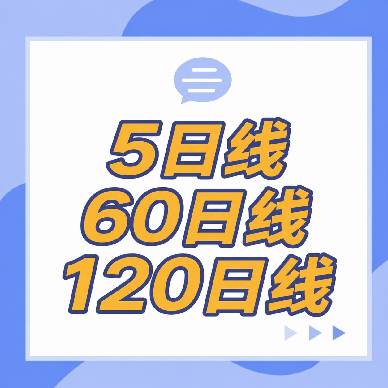 将图片中间的文字“看盘”替换为三行文字，从上到下依次为“5日线… - 图片创意预览