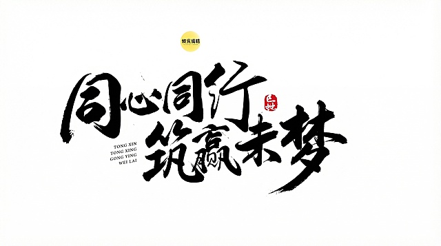 只留同心筑梦几个字