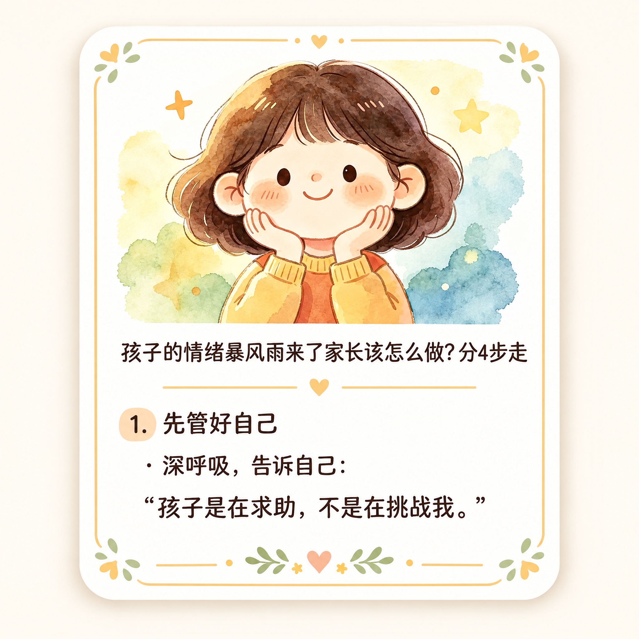 将这张图片做成精美的卡片样式，保留原图中的插画和所有文字内容，… - 图片创意预览