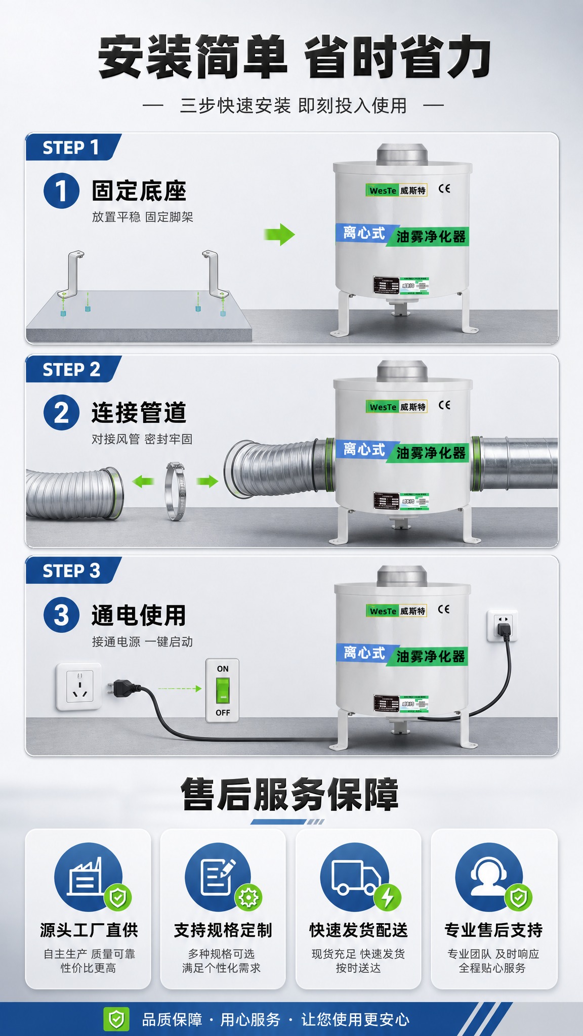 [商品] 使用【图1】威斯特离心式油雾净化器产品图；保留完整结… - 图片创意预览