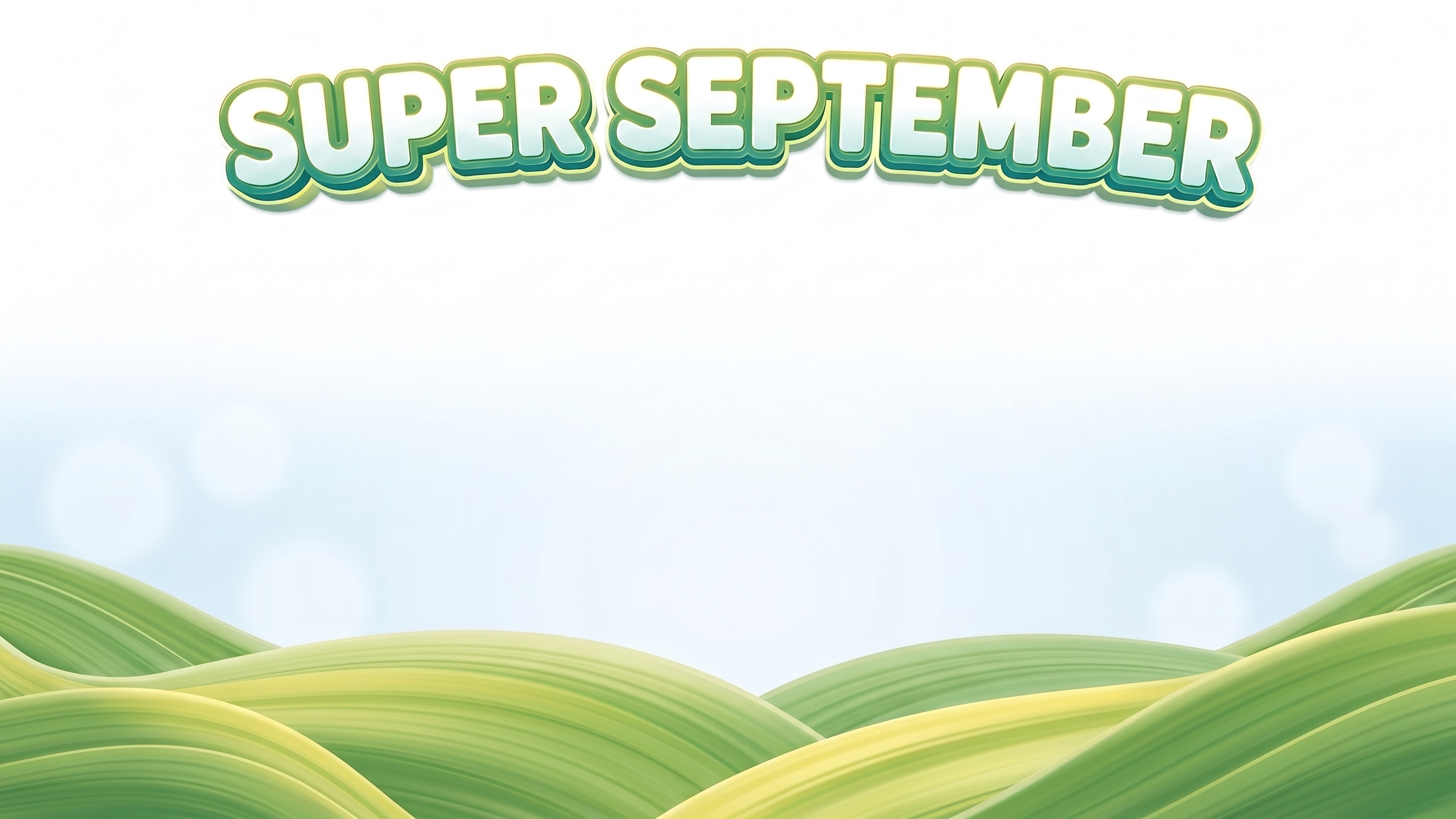 只要SUPER SEPTEMBER，其他东西全部去除变成纯白底 - 图片创意预览