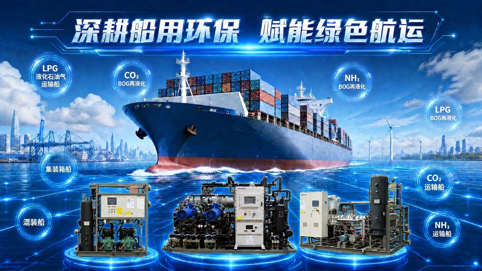 将海报中左侧第一个机组替换为第二张图的机组（框架式结构、两个绿… - 图片创意预览