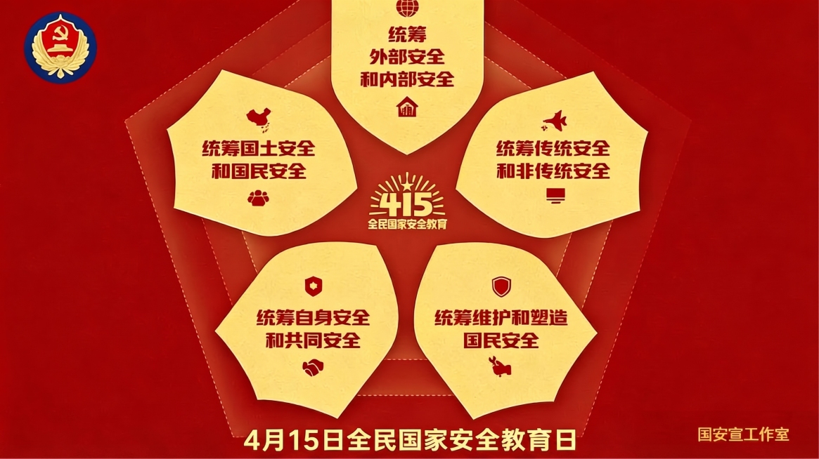 将图片右下角的文字“国家宣工作室”更正为“国安宣工作室”，其余内容和整体风格保持不变预览效果