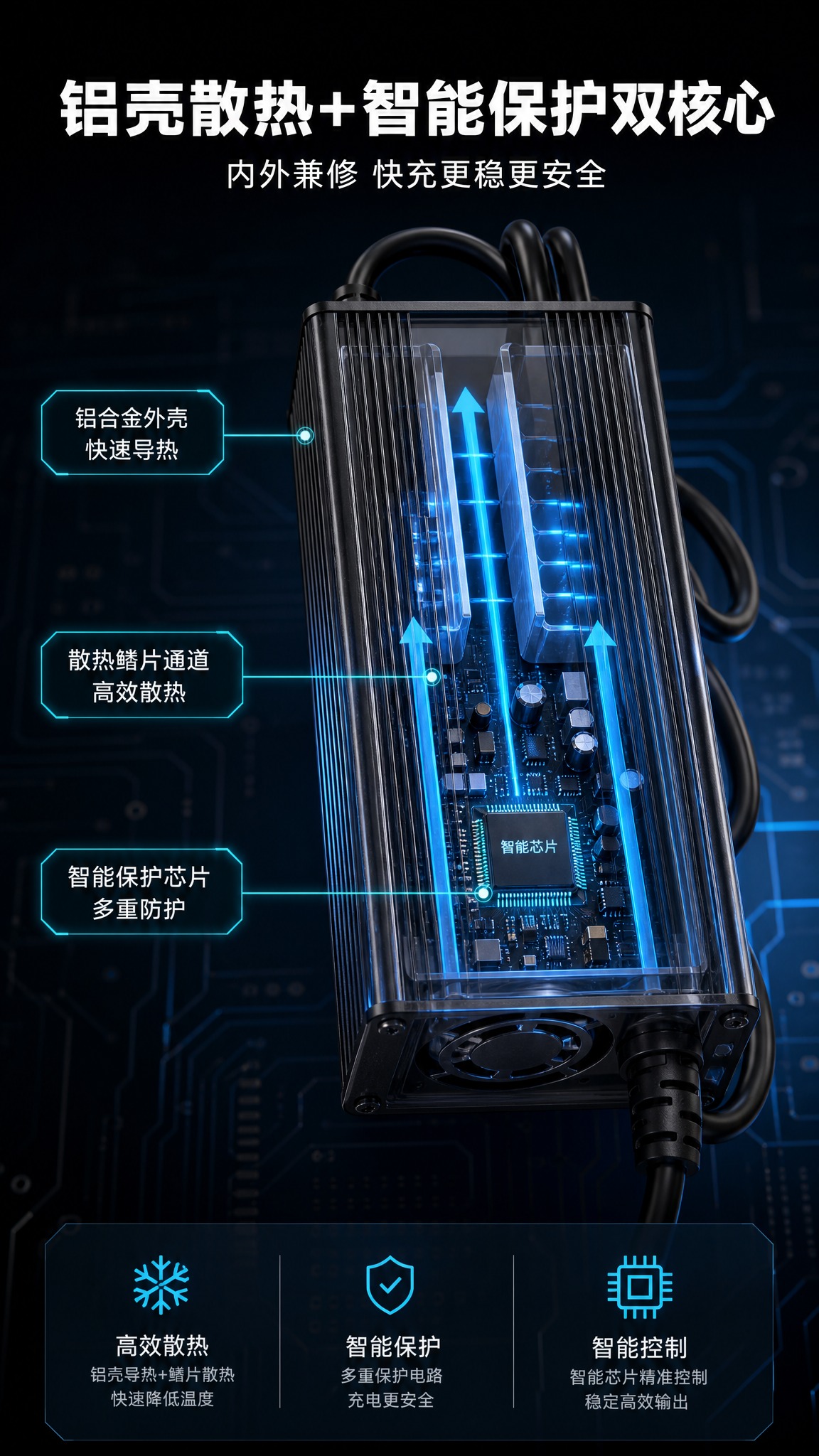 [商品] 使用【图1】大功率铝壳锂电充电器；保留黑色铝合金外壳… - 图片创意预览