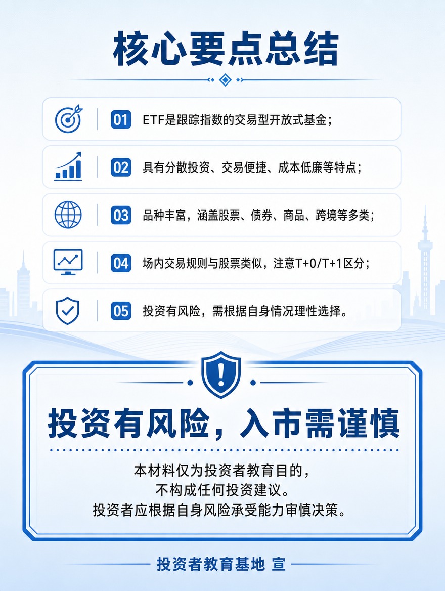 [商品] 无实物商品，为ETF投资者教育竖版长图，第8张：风险… - 图片创意预览