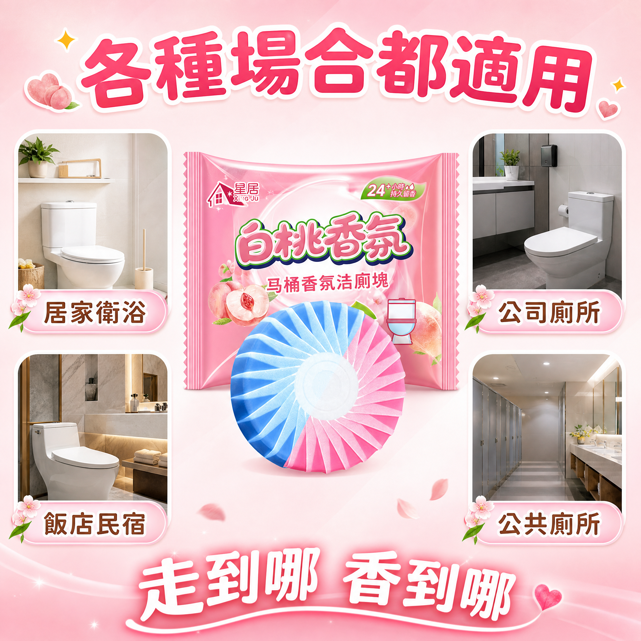 [主圖-5] 適用場景與多場合使用 家庭各種馬桶都適用 [統一… - 图片创意预览