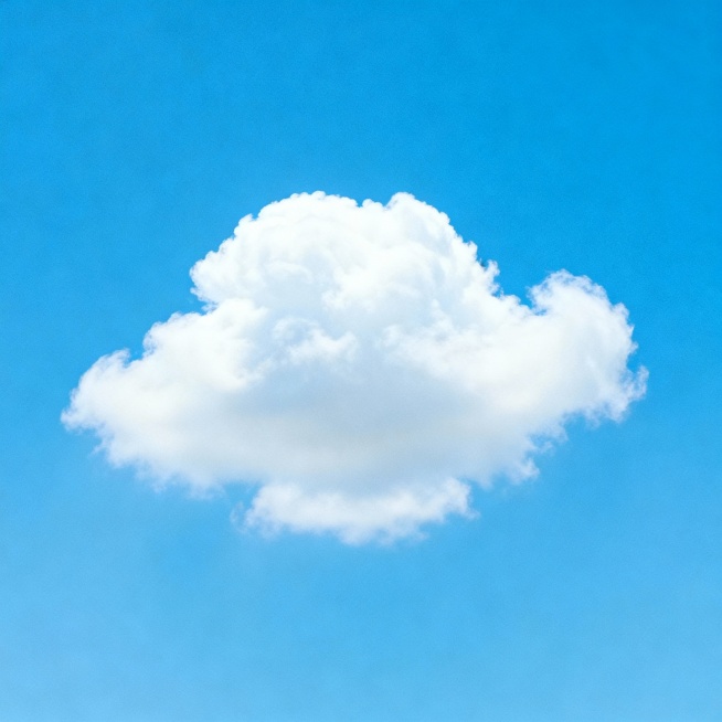 生成一朵白云预览效果