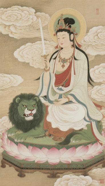 生成文殊全身画像预览效果